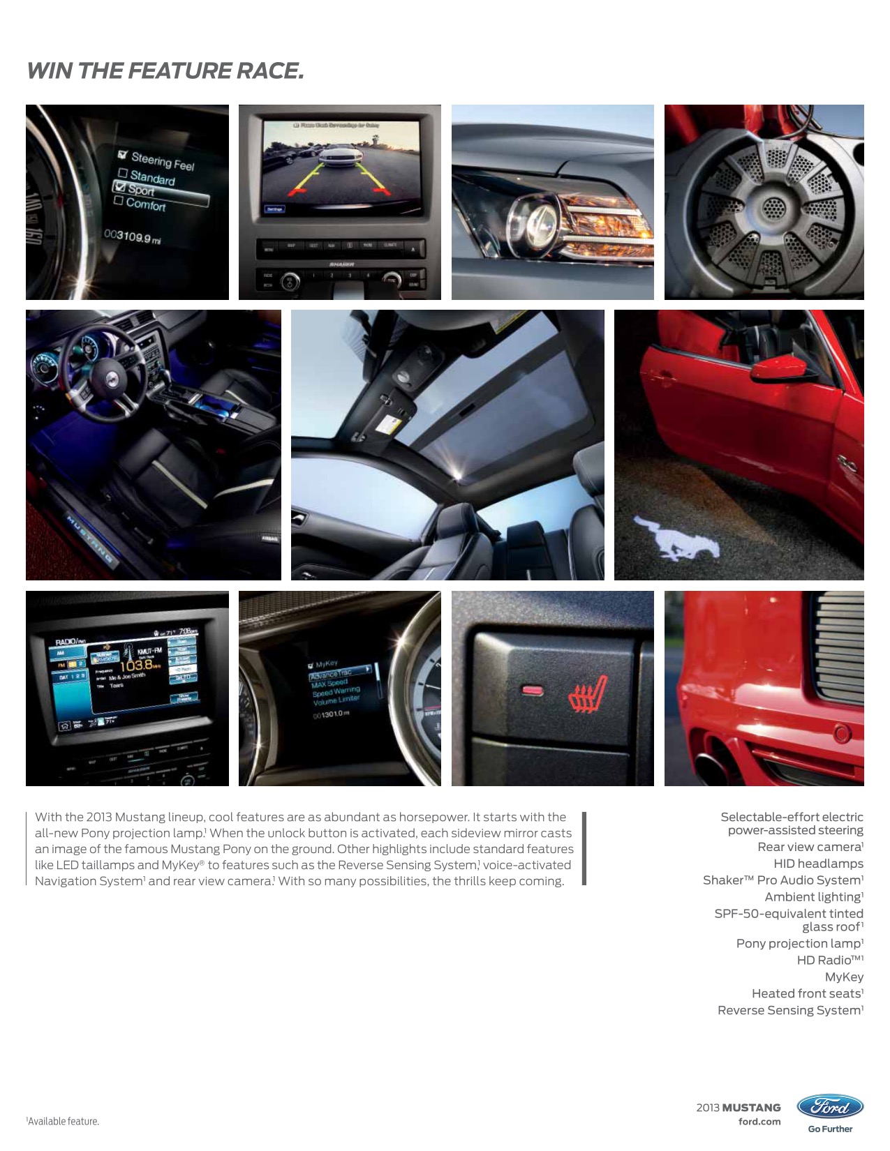 2013 Ford Mustang Brochure Page 22